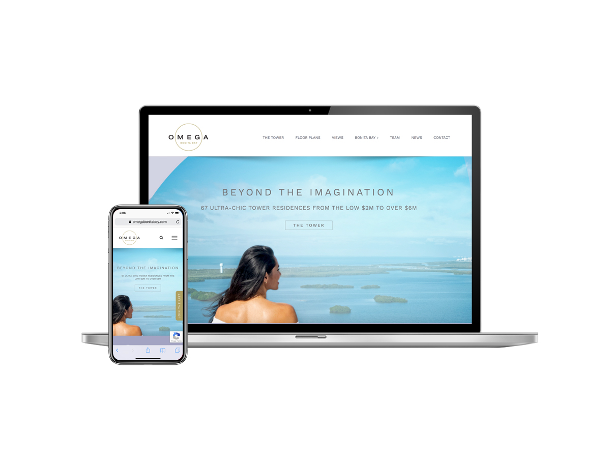 Omega at Bonita Bay Website Design