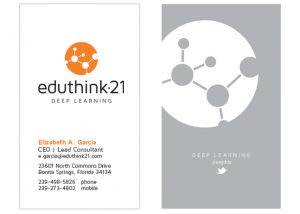Eduthink21 Business Card Design - Southwest Florida