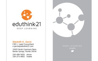 Eduthink21 Business Card Design - Southwest Florida