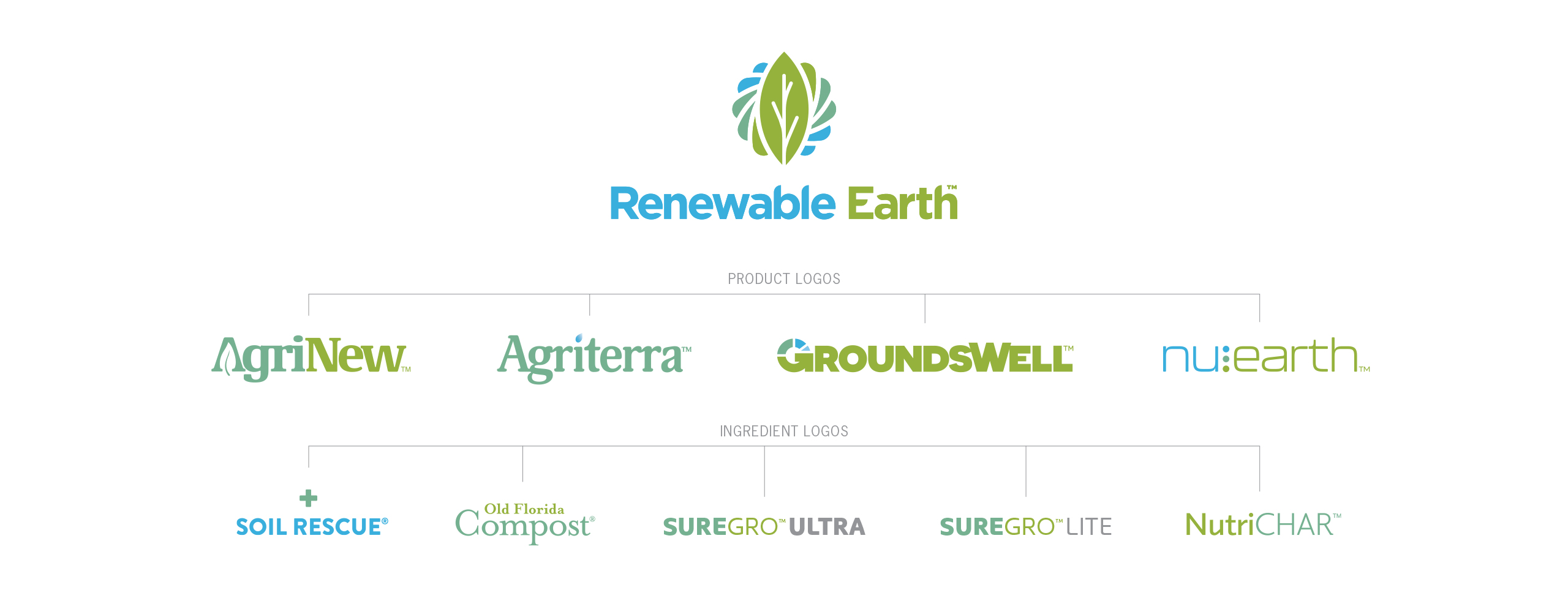 RenewableEarth Logo Schematic