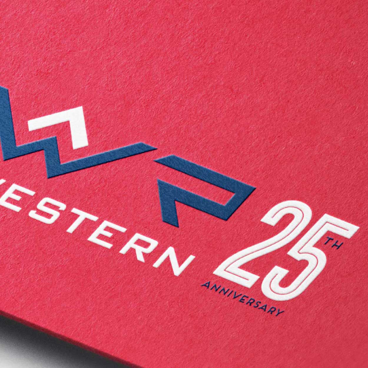 Gulf Western Anniversary logo design